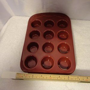 Longaberger Woven Traditions Paprika Mini Muffin Pan